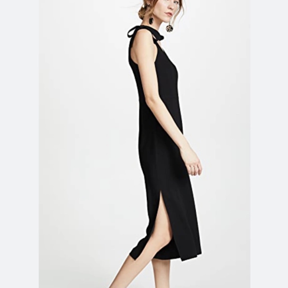 Amanda Uprichard Black Sleeveless Jumpsuit